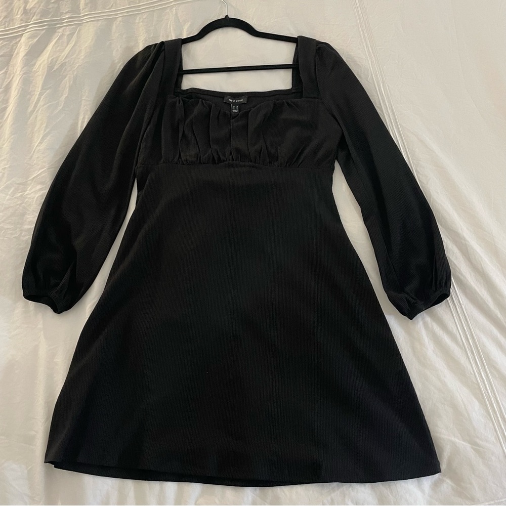ASOS- Short black long sleeve Dress (10)